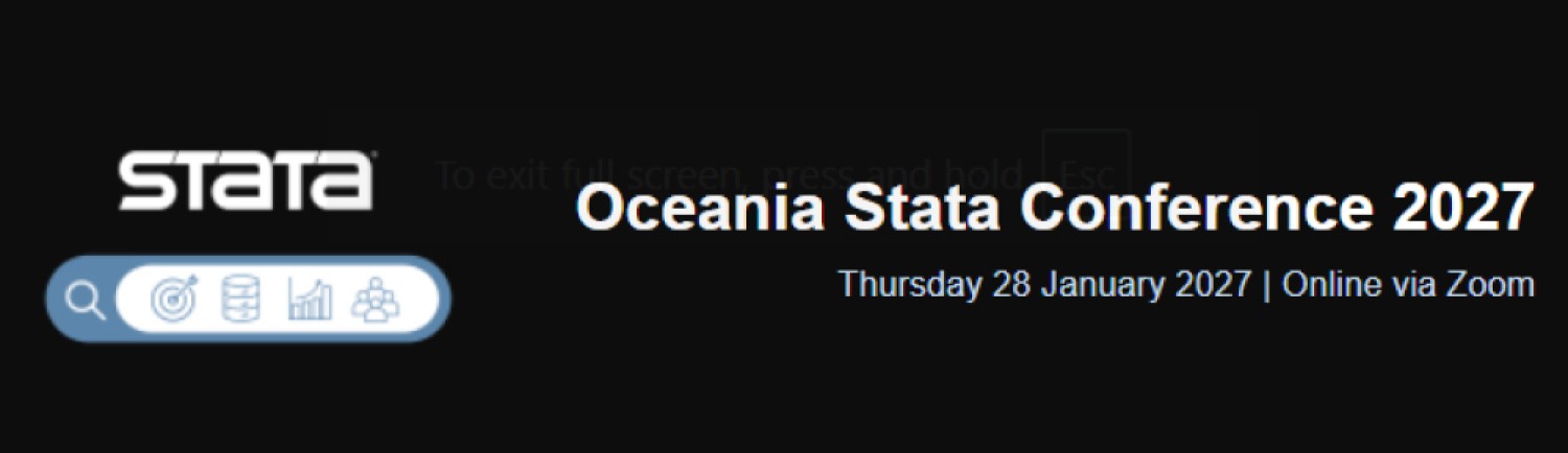 Oceania Stata Conference 2027